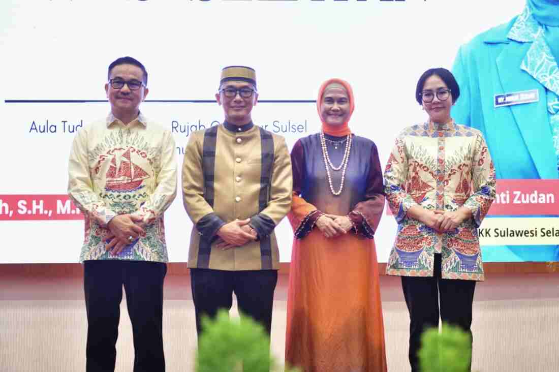 Pj Gubernur Sulsel Prof Zudan bersama Sekda Sulsel Jufri Rahman. (Foto: Diskominfo SP Sulsel/ Ist.)