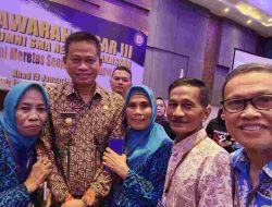 Pj Gubernur Sulsel Prof Djufry Hadiri Mubes III Ikatan Alumni Smapat.
