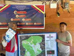 Mahasiswa KKN-T Unhas 114 Buat Peta Administrasi Desa Bonto Manurung Maros