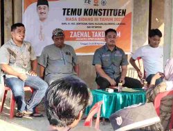 Laksanakan Reses, Zaenal Takdir Komitmen Akan Masukan Aspirasi Warga