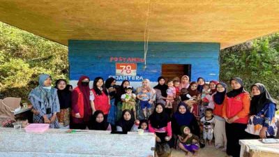 Mahasiswa KKN-T Unhas 114 Gelar Edukasi Gizi dan Pemberian PMT di Desa Bonto Manurung Maros