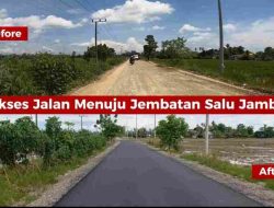 Bankeu Pemprov Sulsel untuk Ruas Jalan Prioritas di Luwu Rampung 100 Persen, Jembatan Salu Jambu-Lawawe Tahap Pengerjaan