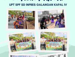SDI Galangan Kapal IV Ambil Bagian dalam Aksi Bersih Pantai Hingga Edukasi Kelola Sampah Organik Dukung Program Adiwiyata