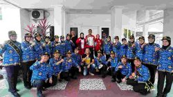 Sekretariat DPRD Bone tampil prima ikuti lomba gerak jalan semarakkan HUT RI