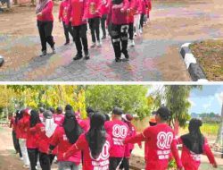 Latihan Pemantapan dan Kekompakan Tim Gerak Jalan Sekretariat DPRD Bone dalam Rangka HUT Kemerdekaan RI Ke-81